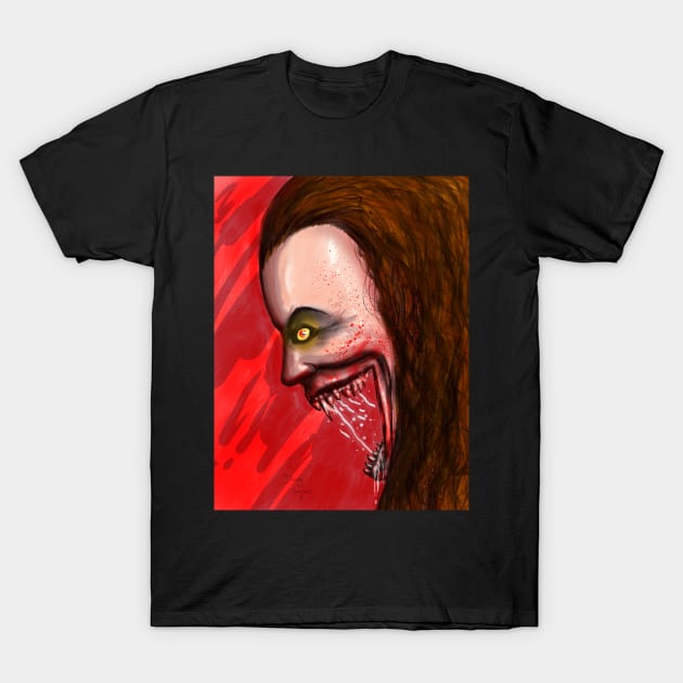 Amy Fright Night Hungry T-Shirt by DougSQ